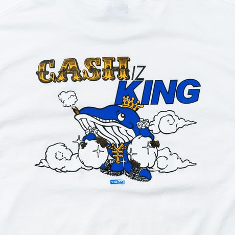 CASH IZ KING Tee (White)