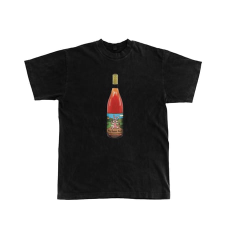 Big Rabbit Rose Tee (Black)