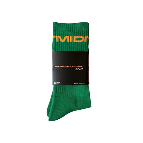 【新品未着用】トライストーン大運動会Green ジャージサイズMソックスセット MIDNIGHT ORGANIC SOCKS (Green) | 1/8oz CLOTHING