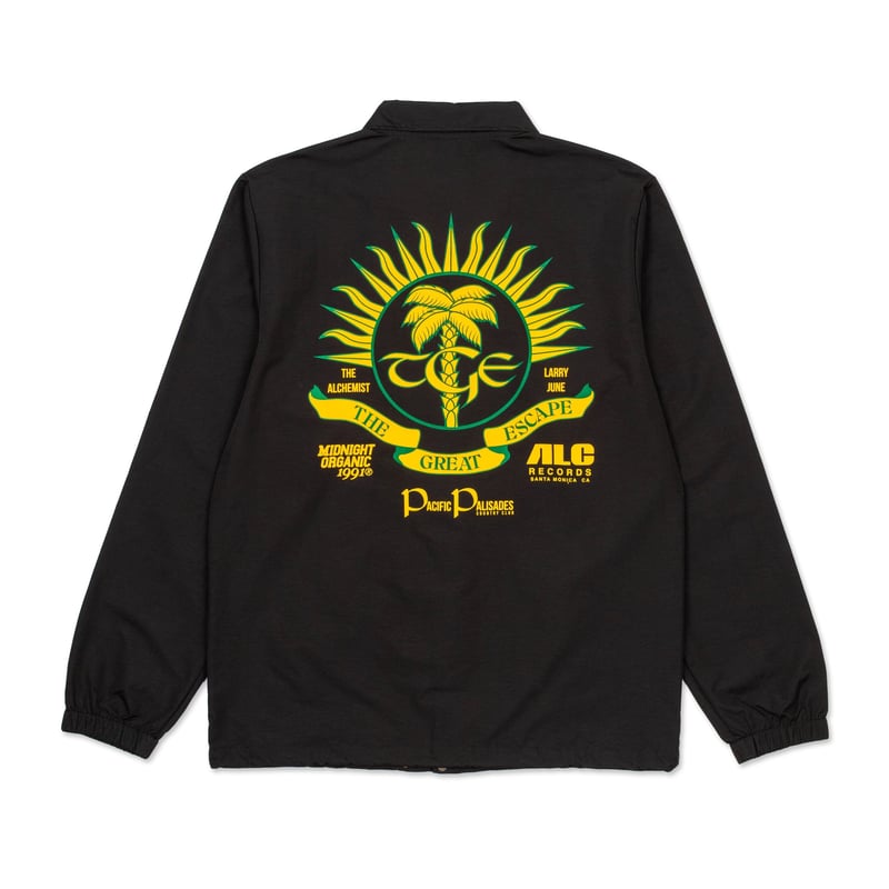 TGE GOLF Coach Jacket Black 1 8oz CLOTHING