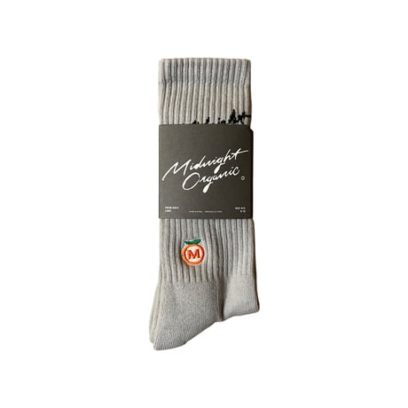 SIGNATURE LOGO SOCKS (Grey)