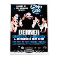 『BERNER - The Cookies or Better TOUR』Promo Poster