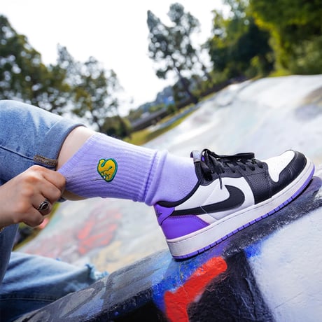 Tie Dye Logo Socks