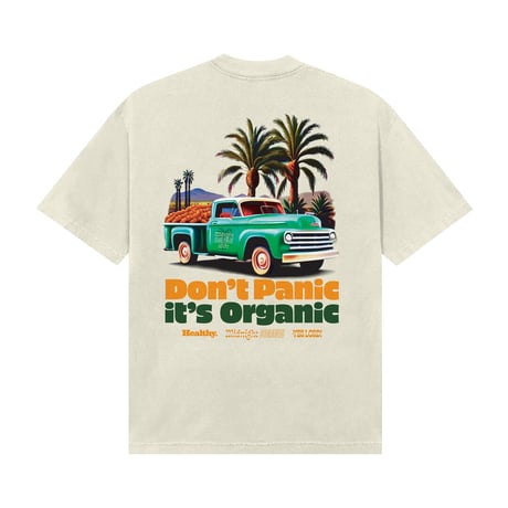 DON'T PANIC T-SHIRT (Cream)