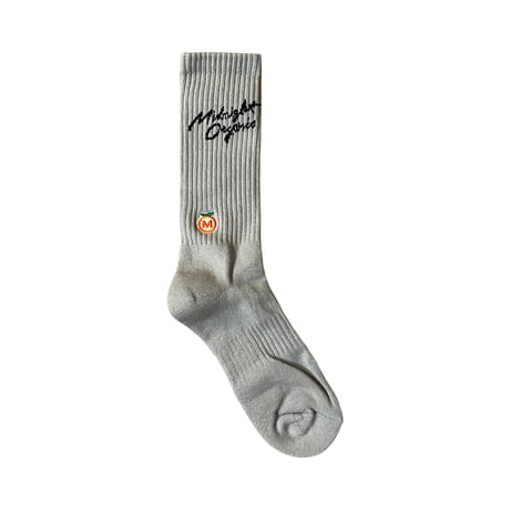 SIGNATURE LOGO SOCKS (Grey)
