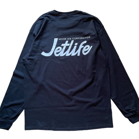 Jet Life "SCRIPT" L/S Tee (Black)