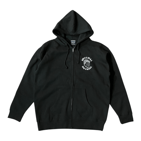 CHILL DAD OG !! : ZIP UP HOOD SWEAT (Black)