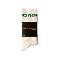 MIDNIGHT ORGANIC SOCKS (White)