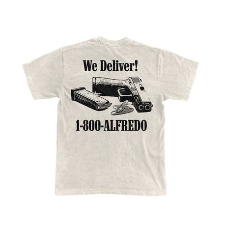 Alfredo's We Deliver! Tee (Natural)