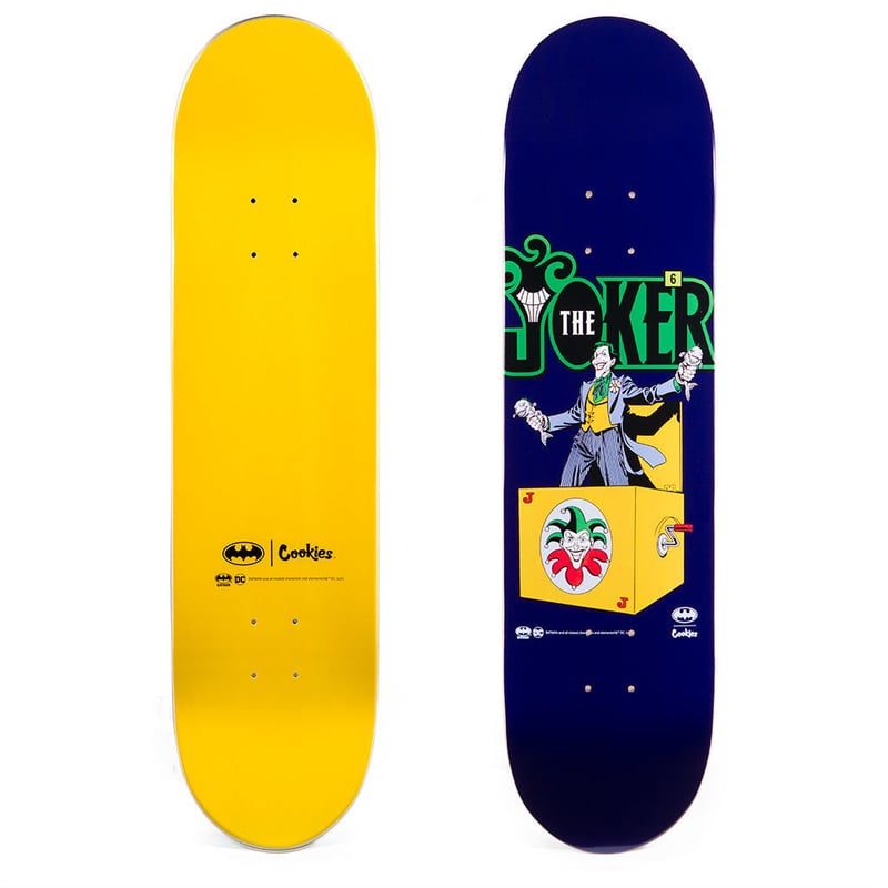 Cookies×Batman The Joker Skateboard Deck | 1/8o
