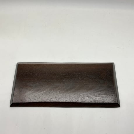 めぐみ皿(37×17×2)　桜のお山　赤