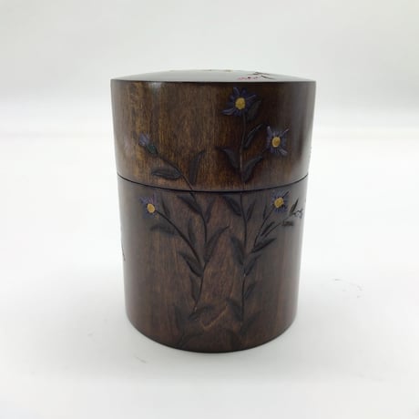 茶筒 角(φ7.5×10)　野草