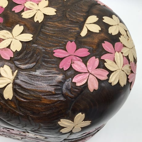 季節重 楕円(25 ×16× 22.5)  桜木付　三段　受皿付