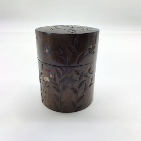 茶筒 角(φ7.5×10)　野草