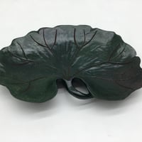 おたふく深皿（φ24×6） 野草 | 草木彫 川添日記