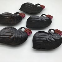 山帰来銘々皿(18×11×2)　五枚組
