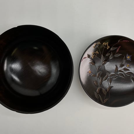 月の桜椀(φ13×7) 蓋付 桜のお山　B