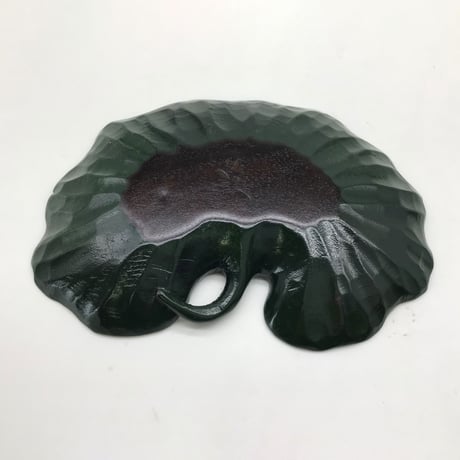葉っぱ皿　(18×13×2)　葉色