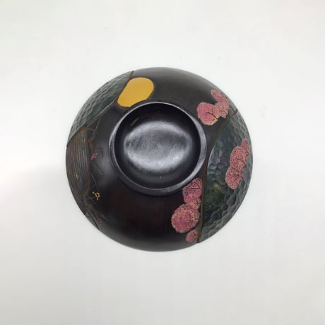 月の桜椀(φ13×7) 蓋付 桜のお山  A