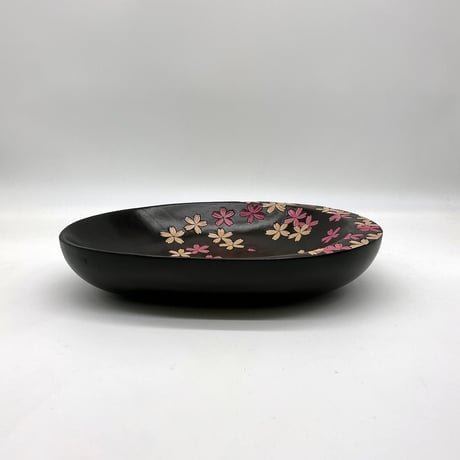 はつり鉢(31×21×5)　桜花
