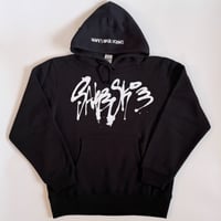 ▪️SAKESKIE Logo Sweat Pullover Hoodie ( Black ×  White）