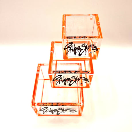 ■SAKESKIE クリアな酒升(ORANGE)