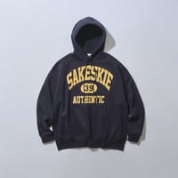 ■College Logo Sweat Pullover Hoodie ( NAVY × YELLOW）