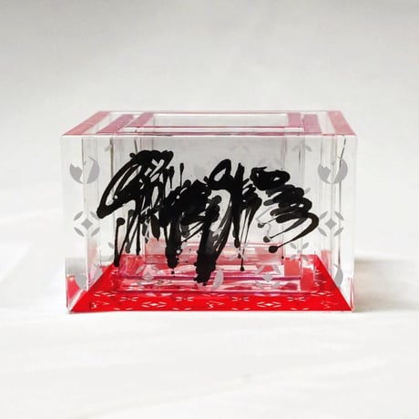 ■＜受注予約販売＞Asimocrafts × SAKESKIE クリアな酒升！スタッキング3個セット