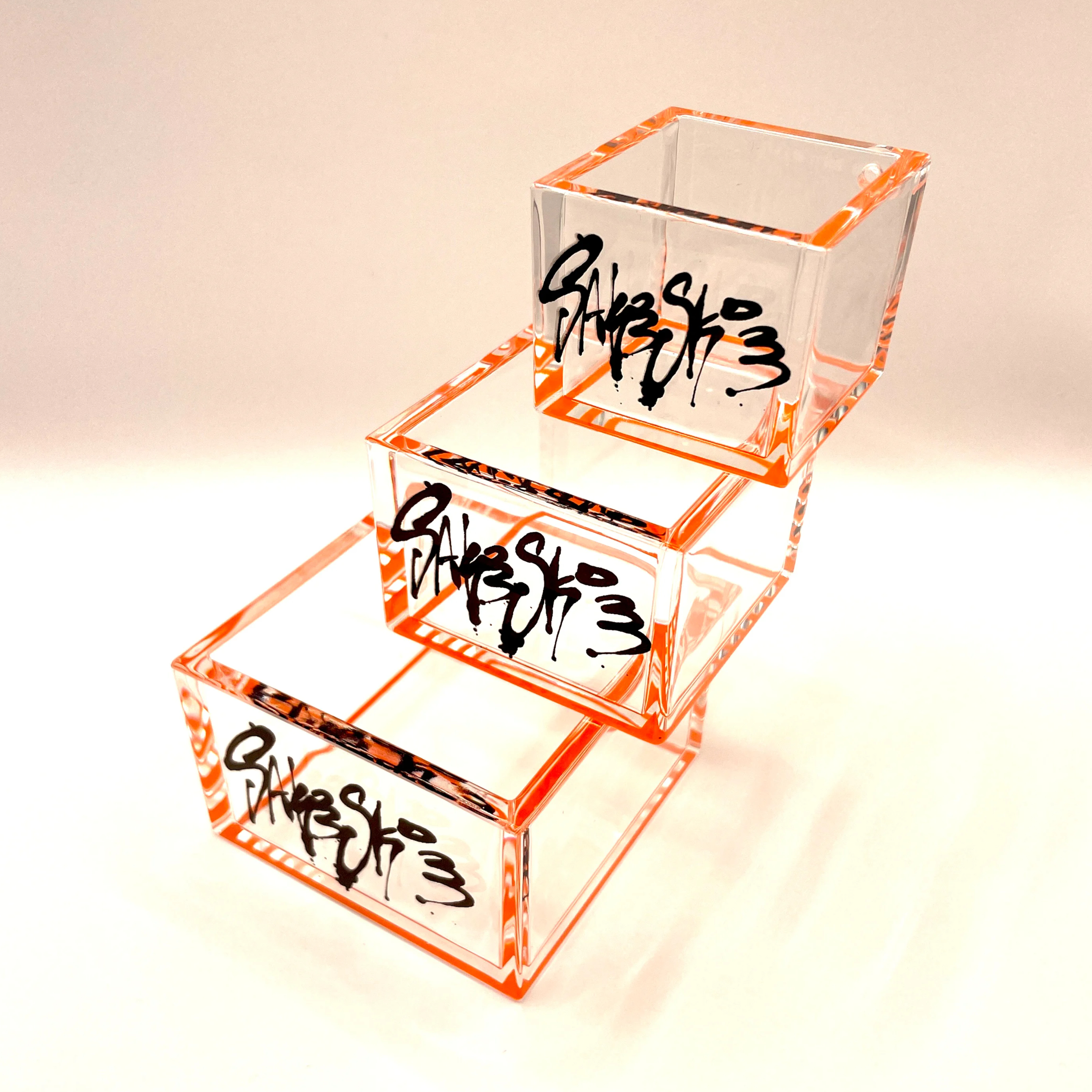 asimocrafts SAKESKIE クリア酒升 original