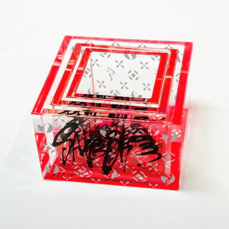 ■＜受注予約販売＞Asimocrafts × SAKESKIE クリアな酒升！スタッキング3個セット