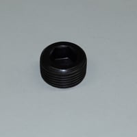 20A　黒染め　六角穴付きテーパープラグ