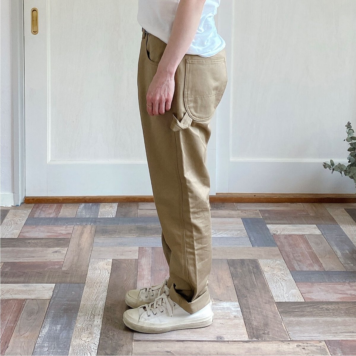【オーダー品・美品】NEAT スラックス チェック シルク混 ペインター オーダー品・美品】NEAT スラックス チェック シルク混