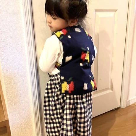 真綿おいね仕立て上がり品　ウールカスリ（標準サイズ、子供サイズ）