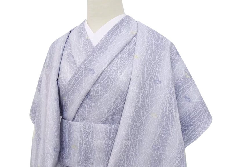 着物 反物 ポリエステル100% 洗える着物 絞り風 嵐山よしむらセオ