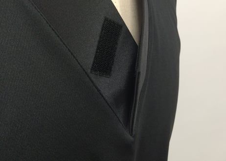 受注生産 Asumo Tシャツ襦袢 男性用 春夏秋冬 胸元マジックテープ調整 ポリエステル素材 シャツ2色 半衿11色 S-3L