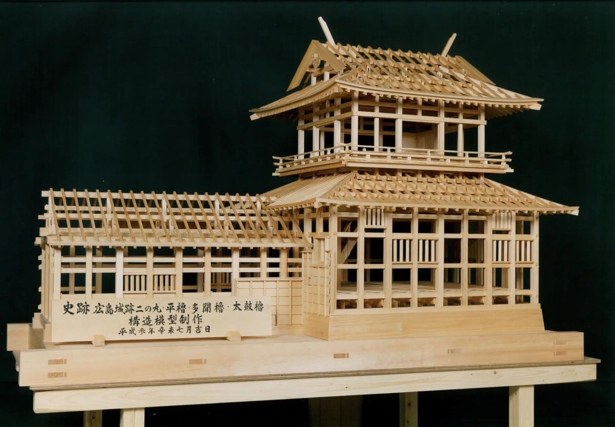 Amazon.co.jp: 湖華 木工細工 和建築模型/検)透かし窓神輿組物