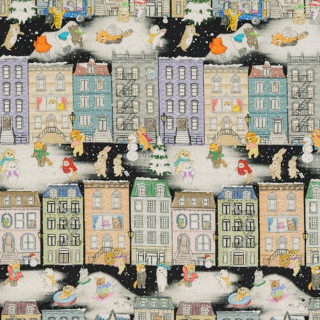"Brooklyn vacation"　コットンローン　DP-4440-9