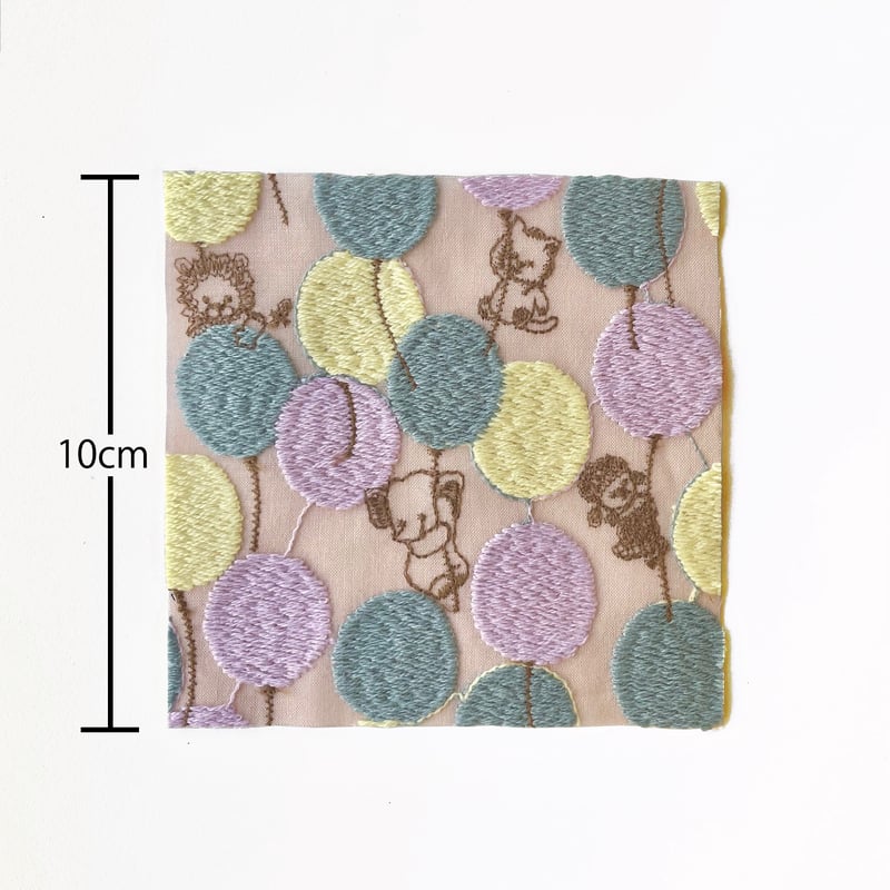 刺繍/10cm単位】”バルーンランド 刺繍/10cm単位】”バルーンランド