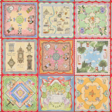 22fabric/アニバーサリーパッチワーク/限定マルチカラー/ダーツポーチ 22fabric official store