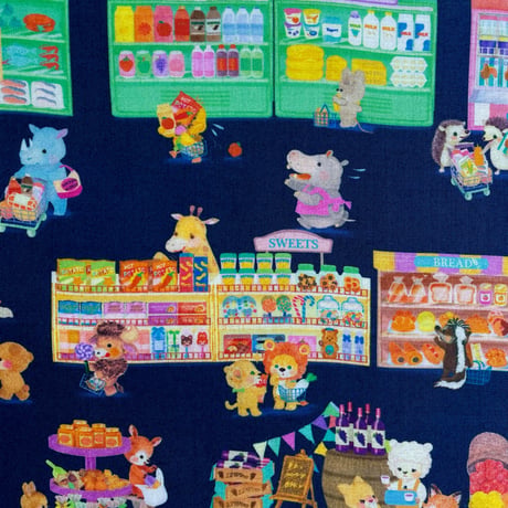 【現物限り】"ピッコロマーケット"　コットンローン　DP-4425-2
