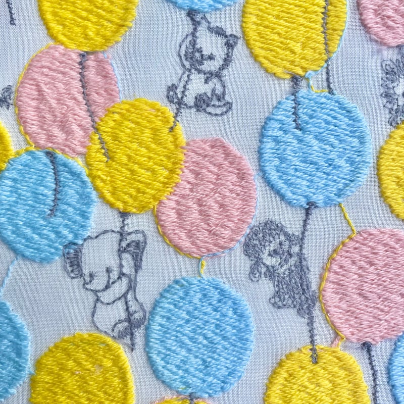 刺繍/10cm単位】”バルーンランド