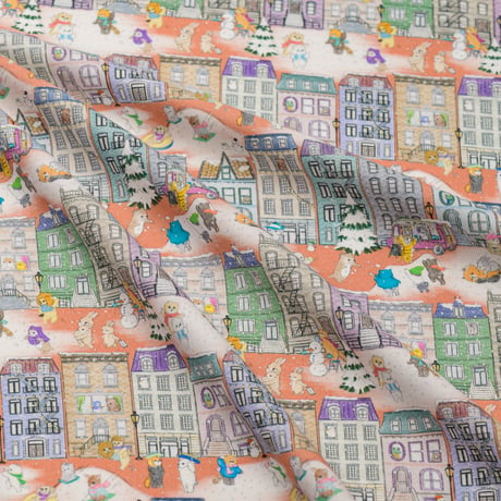 "Brooklyn vacation"　コットンローン　DP-4440-9
