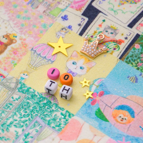 【限定商品】"アニバーサリーパッチワーク　マルチカラー"　コットンシーチング　DP-4871-1A