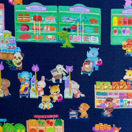 【現物限り】"ピッコロマーケット"　コットンローン　DP-4425-2
