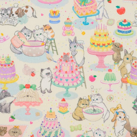 ✨美品✨ユキエモン　大きいサイズ　こねこ図鑑　ダウンベスト　3L リバーシブル ✨美品✨ユキエモン 大きいサイズ こねこ図鑑 ダウンベスト 3L