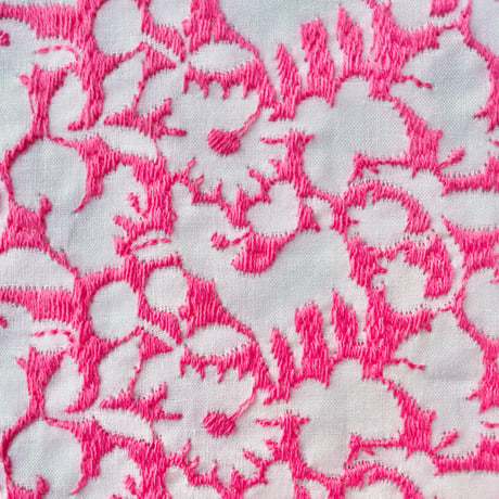 【刺繍/10cm単位】”パウダーフレーク"　綿ローン刺繍　EL-2300-1