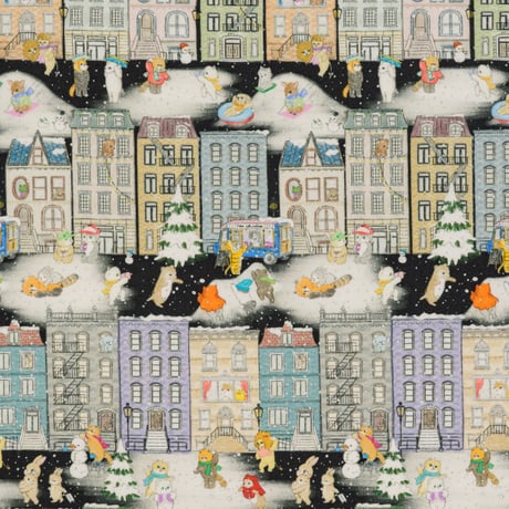 "Brooklyn vacation"　コットンローン　DP-4440-9