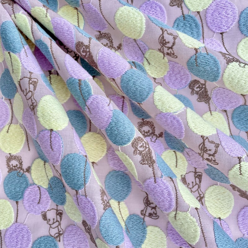 刺繍/10cm単位】”バルーンランド