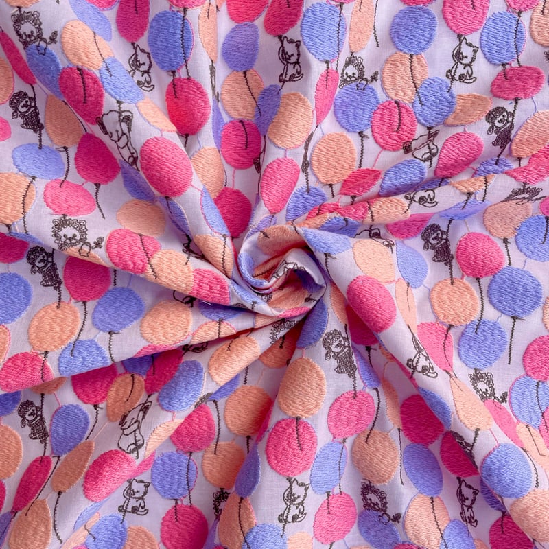 刺繍/10cm単位】”バルーンランド