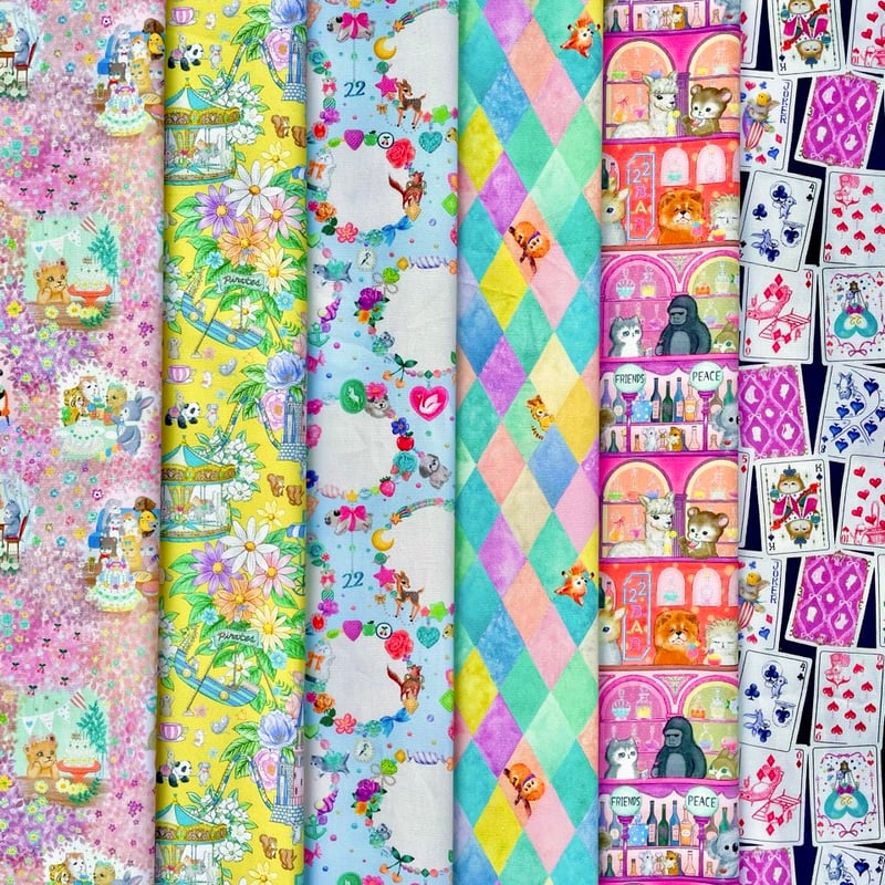パネル生地　MAY Amazon | Singer Fabrics、100%コットン、エメラルドグリーン